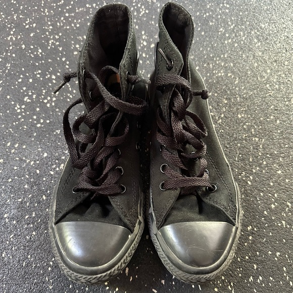 Converse All-Star Hi Sneaker - Little Kid Black Size 3 - Picture 1 of 5